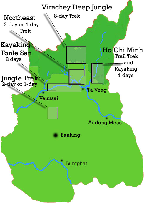 Ratanakiri Map